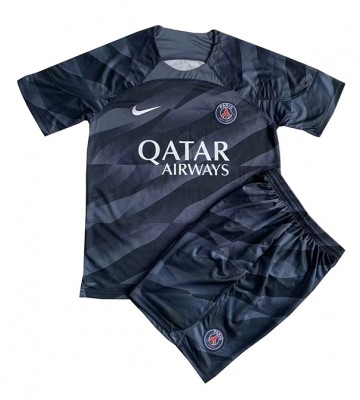 Paris Saint-Germain Goalkeeper Replica Away Stadium Kit for Kids 2023-24 Short Sleeve (+ pants)
